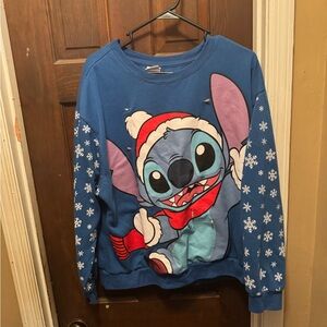 Women’s Disney Blue Size 3X Stitch Sweatshirt